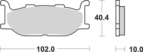 Plăcuțe frână ceramice SBS 663HS