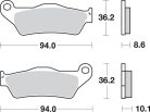 Sbs Placute Frana Sint Rear 742Ls