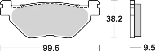 Plăcuțe frână ceramice SBS 769LS