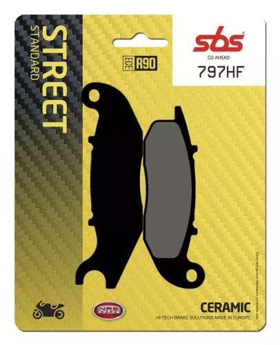 Plăcuțe frână ceramice SBS 797HF