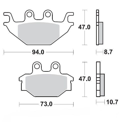 Moto-Master Placute Frana Ceramic 409004