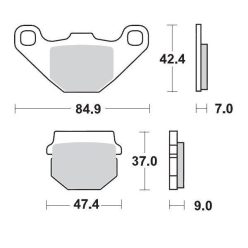 Moto-Master Placute Frana Ceramic 409904