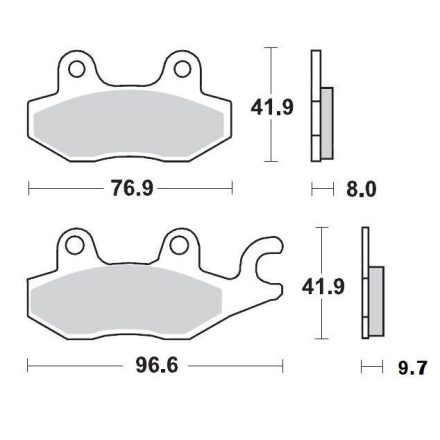 Moto-Master Placute Frana Ceramic 410204