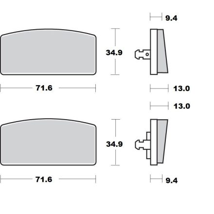 Moto-Master Placute Frana Ceramic 411004