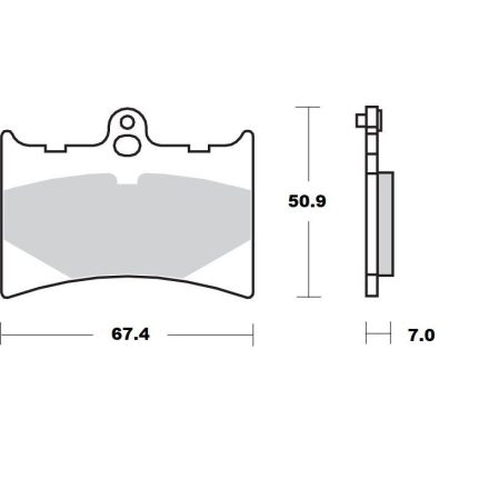 Moto-Master Placute Frana Ceramic 411104