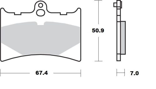 Moto-Master Placute Frana Ceramic 411104