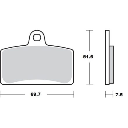 Moto-Master Placute Frana Ceramic 411404