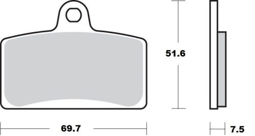 Moto-Master Placute Frana Ceramic 411404