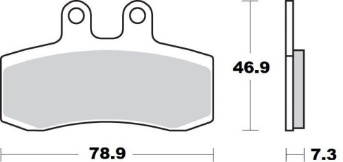 Moto-Master Placute Frana Ceramic 411704