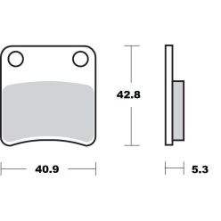 Placute frana MOTO-MASTER Ceramic 412404