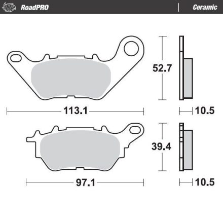 Moto-Master Placute Frana Ceramic 412604