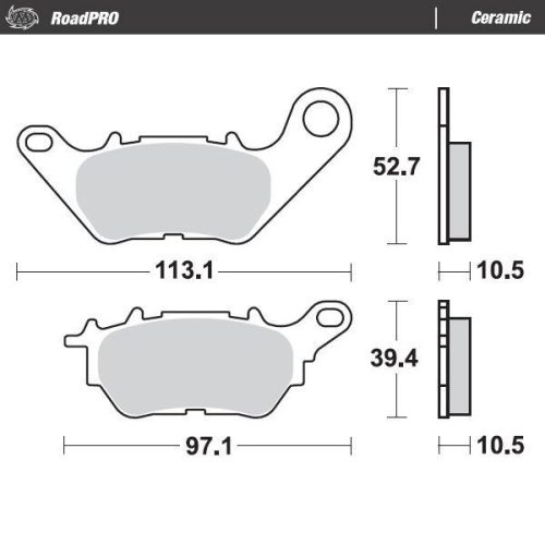 Placute frana MOTO-MASTER Ceramic 412604