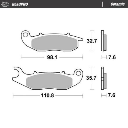 Moto-Master Placute Frana Ceramic 414104