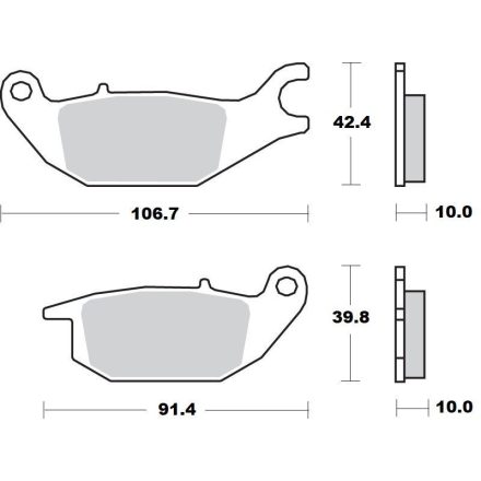 Moto-Master Placute Frana Ceramic 414204