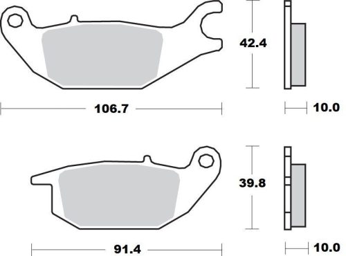 Moto-Master Placute Frana Ceramic 414204