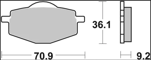 Plăcuțe frână Brembo carbon-ceramice CC față/spate 07039