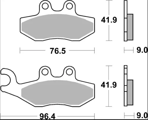 Plăcuțe frână Brembo carbon-ceramice CC față/spate 07056
