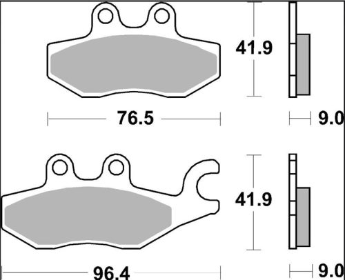 Plăcuțe frână Brembo carbon-ceramice CC față/spate 07060
