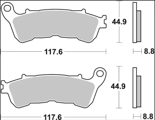 Plăcuțe frână Brembo carbon-ceramice CC față 07063