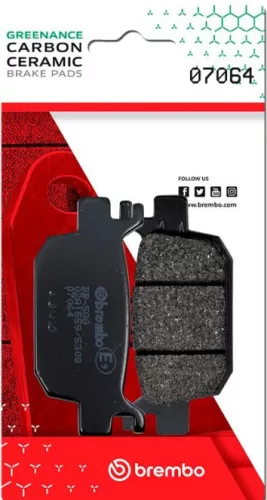 Plăcuțe frână Brembo carbon-ceramice CC spate 07064