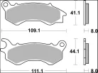 Plăcuțe frână Brembo carbon-ceramice CC față 07090