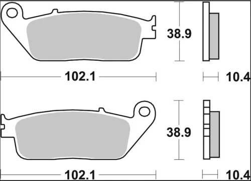 Plăcuțe frână Brembo carbon-ceramice CC față 07096
