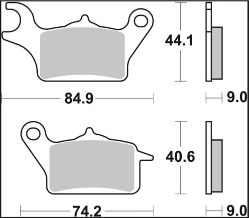 Plăcuțe frână Brembo carbon-ceramice CC față 07111