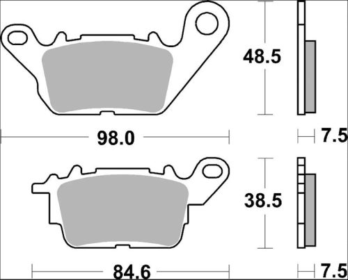 Plăcuțe frână Brembo carbon-ceramice CC față 07113
