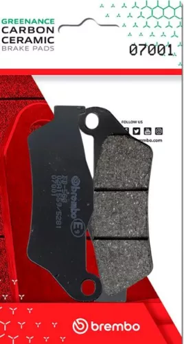 Plăcuțe frână Brembo carbon-ceramice CC față/spate 07001