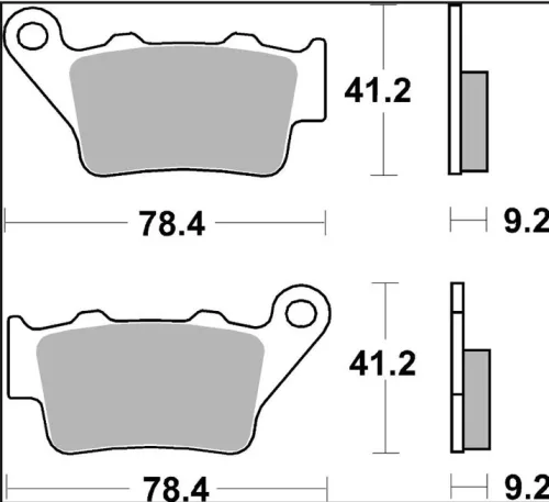 Plăcuțe frână Brembo carbon-ceramice CC spate 07BB02CC