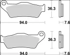 Plăcuțe frână Brembo carbon-ceramice CC față/spate 07BB04CC
