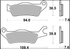 Plăcuțe frână Brembo carbon-ceramice CC față 07SU33CC