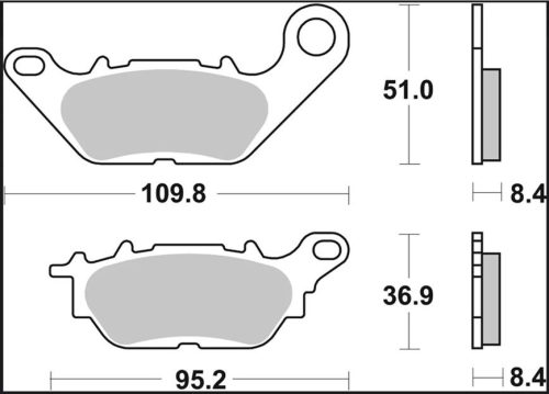 Plăcuțe frână Brembo carbon-ceramice CC față 07YA28CC