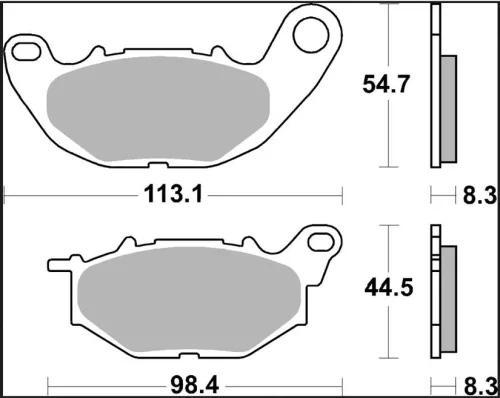 Plăcuțe frână Brembo carbon-ceramice CC față 07YA52CC
