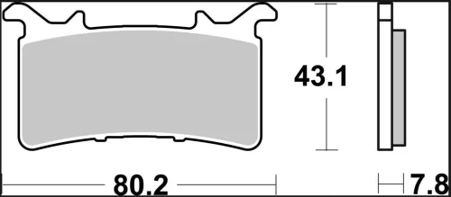 Plăcuțe frână Brembo ceramice față 07GR99RC