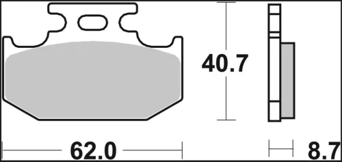 Plăcuțe frână Brembo ceramice spate 07KA12TT