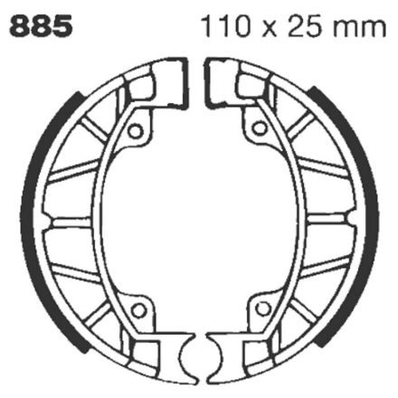 Ebc Brake Shoe Standard 885