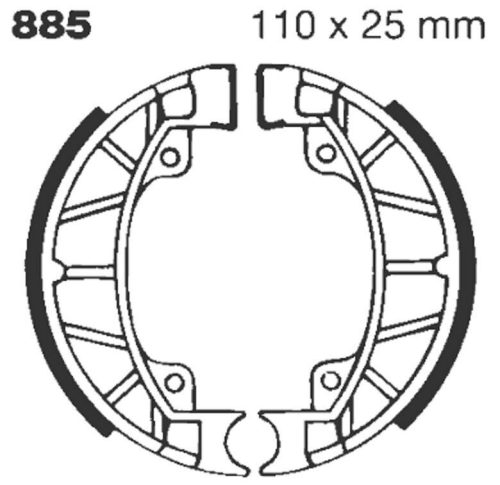 Ebc Brake Shoe Standard 885