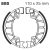 Ebc Brake Shoe Standard 885