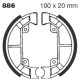 Saboti frână EBC 886