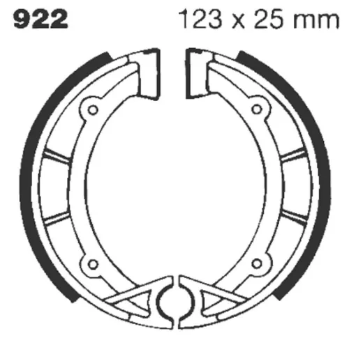 Saboți frână EBC 922