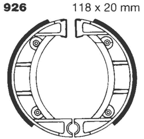 Ebc Brake Shoe Standard 926