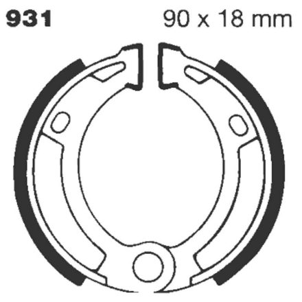 Ebc Brake Shoe Standard 931