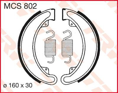 Brake-Shoes-Trw-Mcs802-Spate