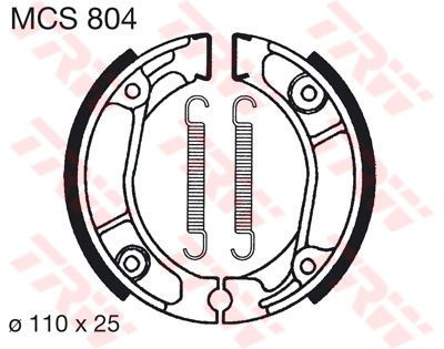 Brake-Shoes-Trw-Mcs804-Spate