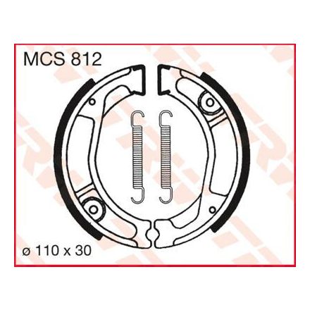 Trw Brake Shoes Mcs812 Mcs812