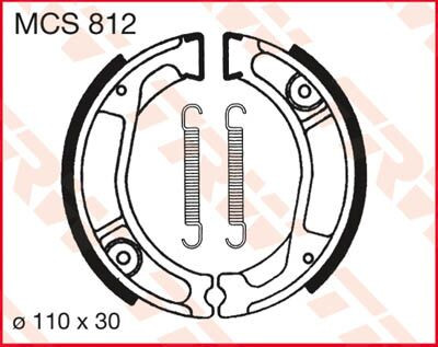 Trw Brake Shoes Mcs812 Mcs812