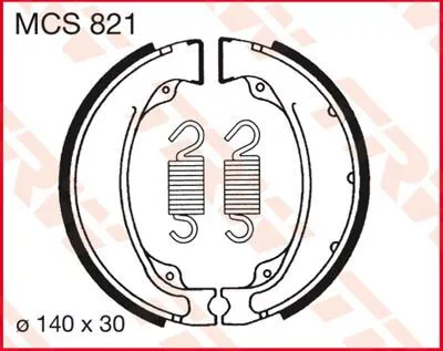 Saboți frână TRW MCS821