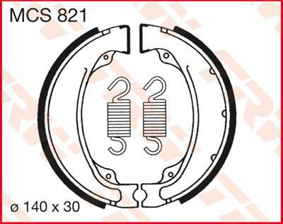 Brake-Shoes-Trw-Mcs821-Spate