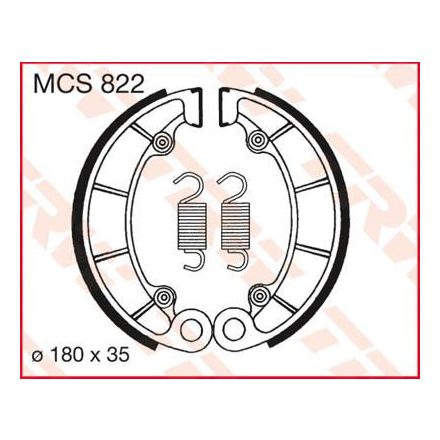 Brake-Shoes-Trw-Mcs822-Spate